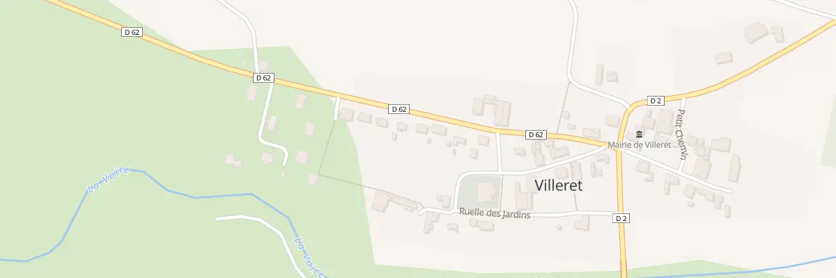 Plan du 3 Rue Gabrielle d’Estrées à Villeret