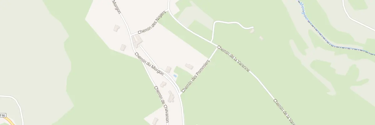Plan du 70 Che des Pommiers à Ville-sur-Jarnioux