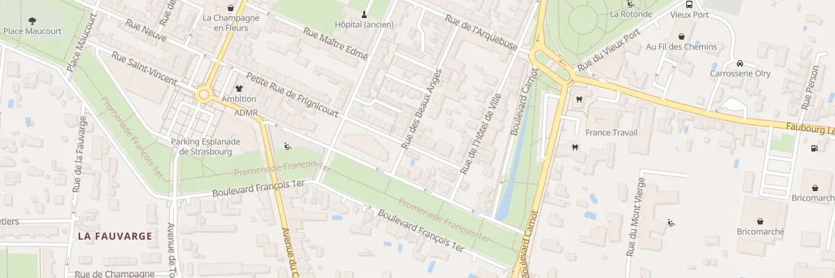 Plan du 2 Rue des Beaux Anges à Vitry-le-François