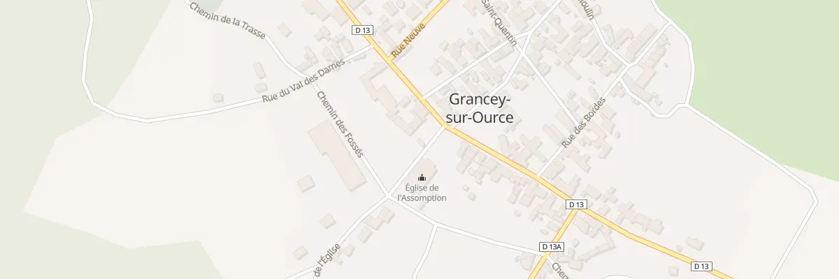 Plan du 3 Rue de l’Eglise à Grancey-sur-Ource