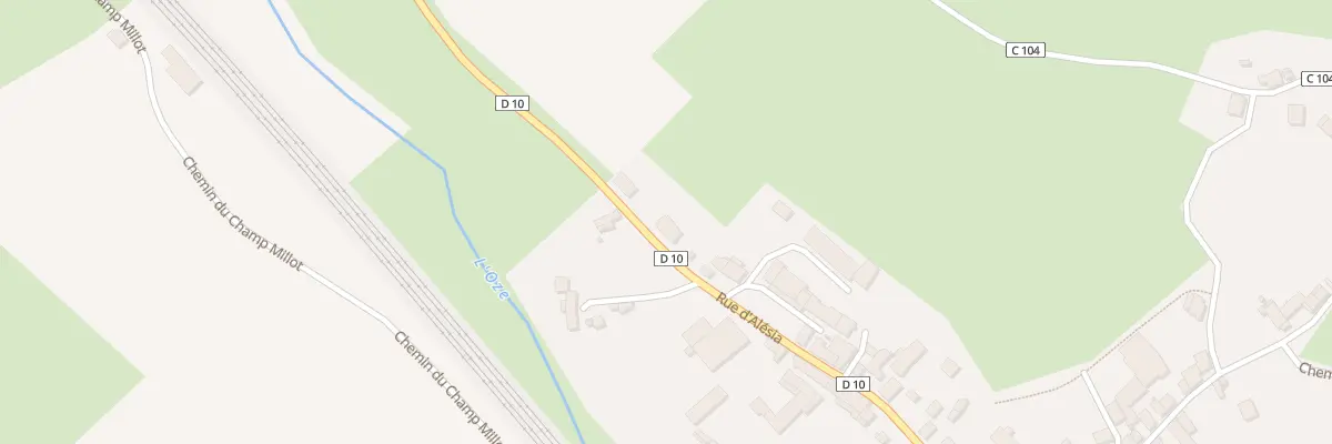 Plan du 24 Rue Alésia à Gissey-sous-Flavigny