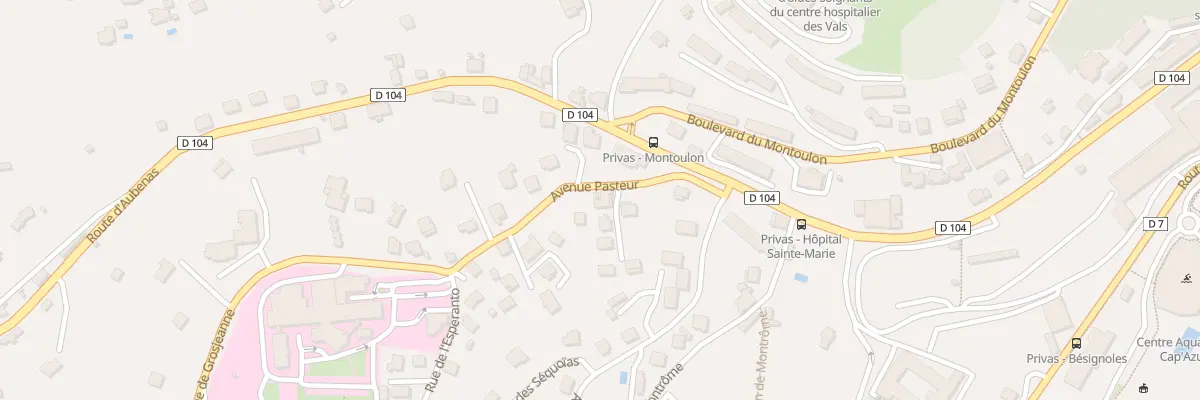 Plan du 13 Av Pasteur à Privas