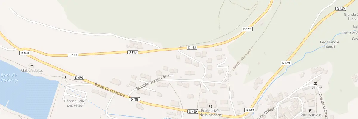 Plan du 25 Mte des Bruyères à Yzeron