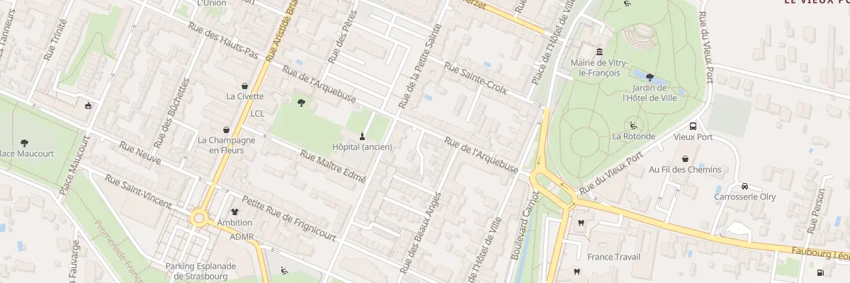 Plan du 9 Rue de l’Arquebuse à Vitry-le-François