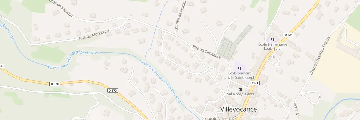 Plan du 5137 Rue des Fouilletieres à Villevocance