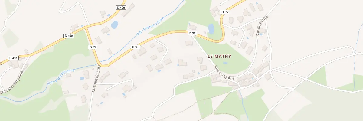 Plan du 60 Rue du Mathy à Vaux-en-Beaujolais