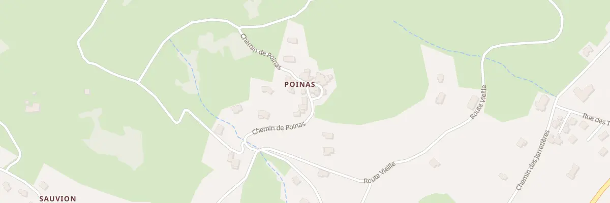 Plan du 5009 Poinas à Villevocance