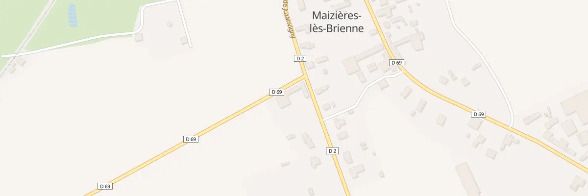 Plan du 2 Rte de Juzanvigny à Maizières-lès-Brienne