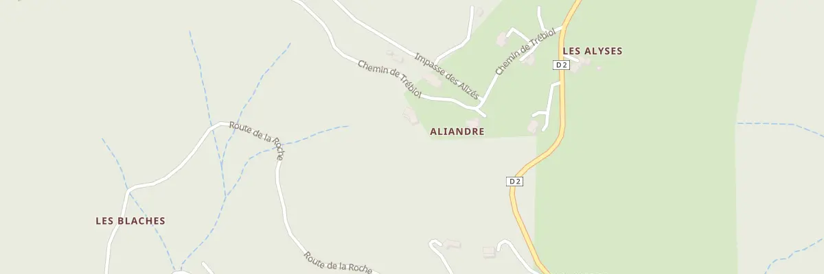 Plan du 215 Che de Trébiol à Saint-Maurice-en-Chalencon
