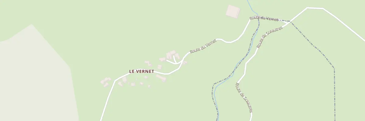 Plan du 1345 Rte du Vernet à Sceautres