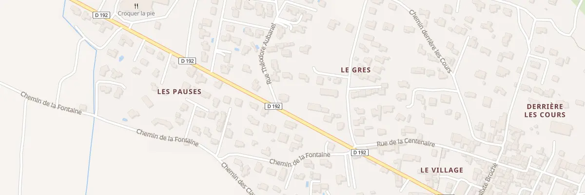 Plan du 1 Rue Théodore Aubanel à Saint-Hilaire-d’Ozilhan