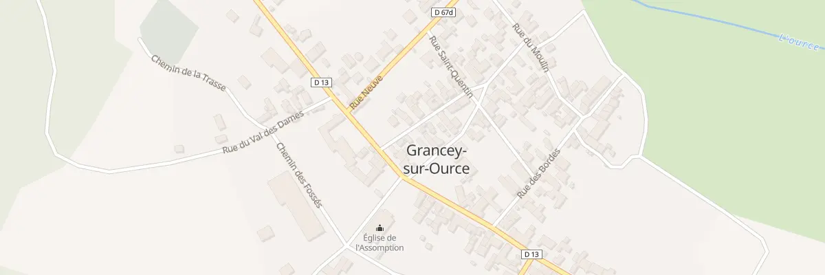 Plan du 4 Rue de la Confrérie à Grancey-sur-Ource