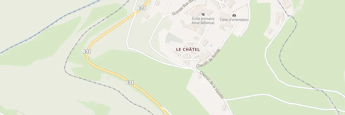 Plan du 5020 Le Chatel à Riverie