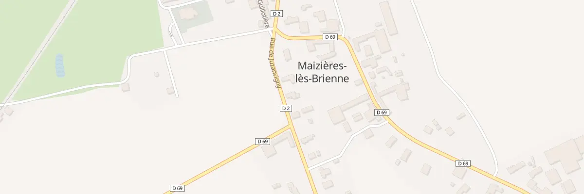 Plan du 3 Rte de Juzanvigny à Maizières-lès-Brienne