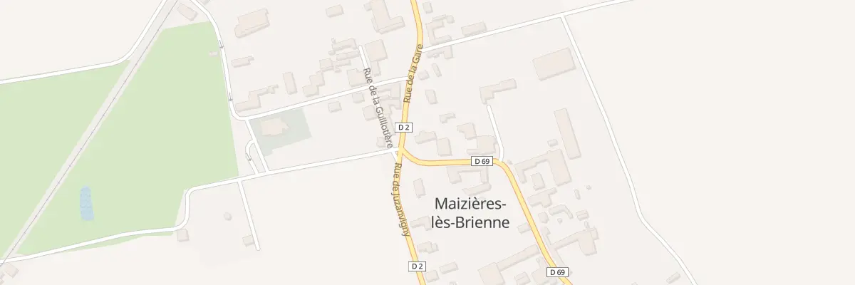 Plan du 1 Pl de la Mairie à Maizières-lès-Brienne