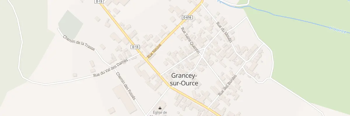 Plan du 9 Rue de la Confrérie à Grancey-sur-Ource