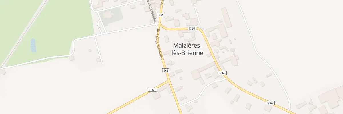Plan du 1 Rte de Juzanvigny à Maizières-lès-Brienne