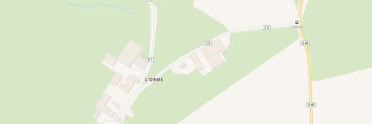 Plan du 1 L’Orme à Villeneuve-en-Montagne
