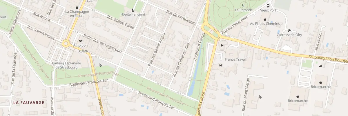 Plan du 8 Rue des Beaux Anges à Vitry-le-François