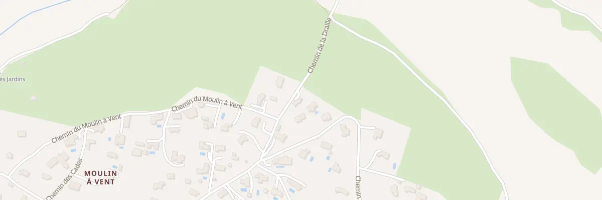 Plan du 110 Che de la Draille à Valliguières