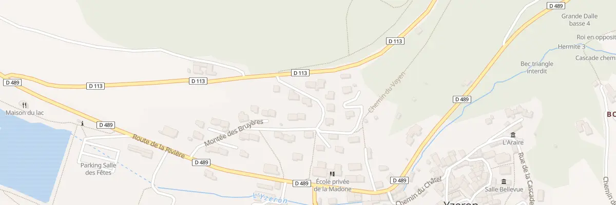 Plan du 21 Mte des Bruyères à Yzeron