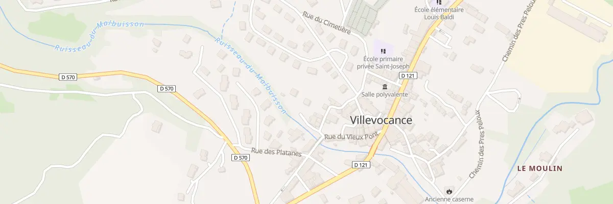 Plan du 5096 Quai du Malbuisson à Villevocance
