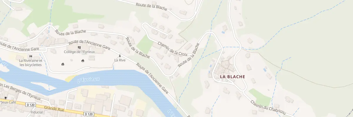 Plan du 5372 La Croix à Saint-Sauveur-de-Montagut