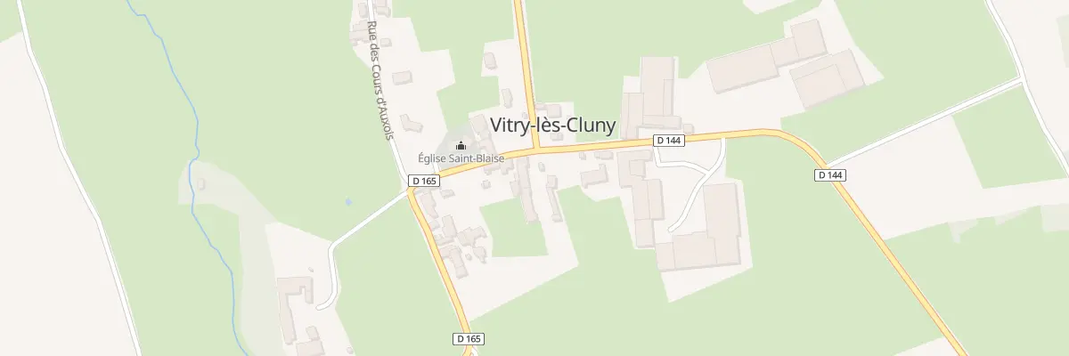 Plan du 5005 Vitry à La Vineuse sur Fregande