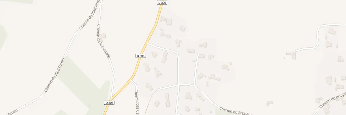 Plan du 651 Che du Brugas à Saint-Paulet-de-Caisson