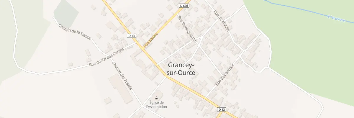 Plan du 5 Rue de la Chapelle à Grancey-sur-Ource