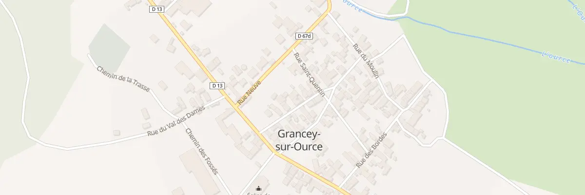 Plan du 17 Rue de la Confrérie à Grancey-sur-Ource