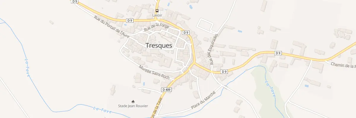 Plan du 5022 Rue du Château à Tresques