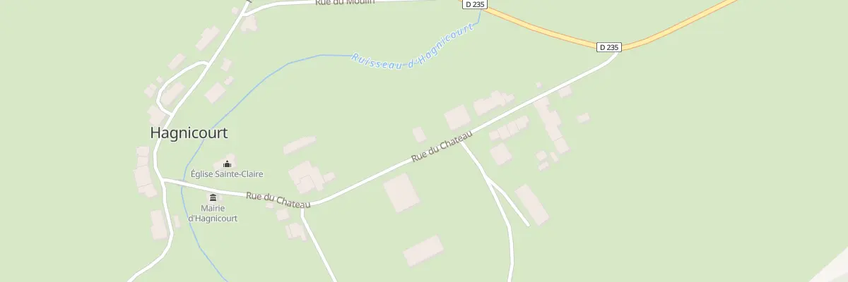 Plan du 5 Rue du Chateau à Hagnicourt