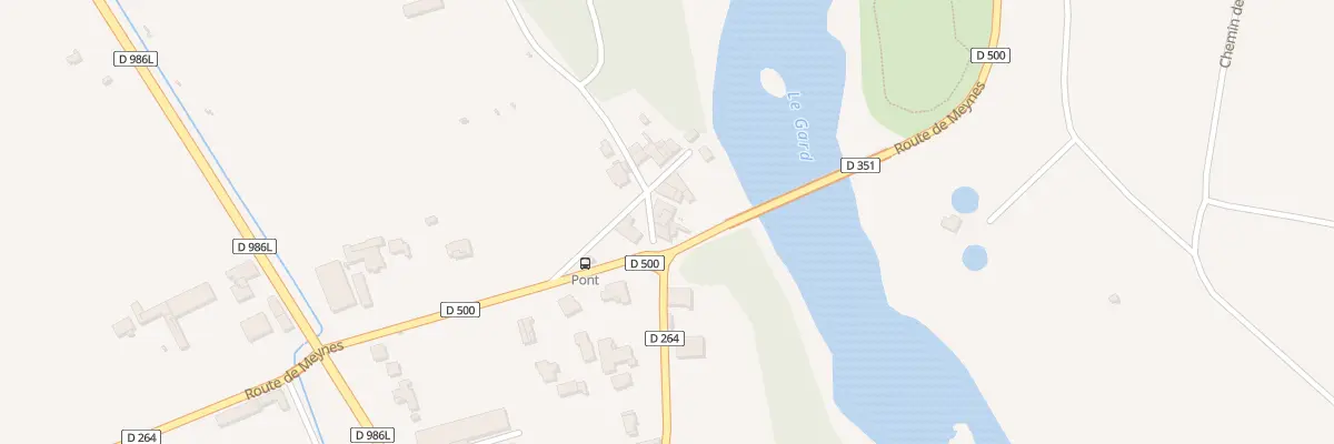 Plan du 6 Fbg du Pont à Montfrin