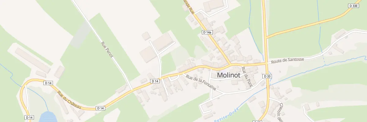 Plan du 24 Rue du Château à Molinot