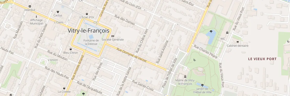 Plan du 6 Rue du Chêne Vert à Vitry-le-François