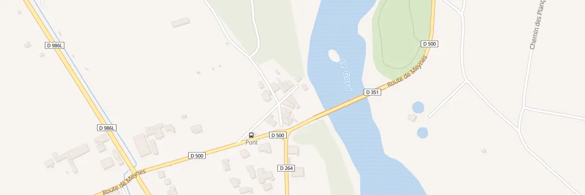 Plan du 12 Fbg du Pont à Montfrin
