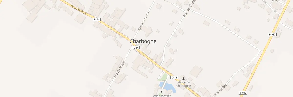 Plan du 26 Grande Rue à Charbogne