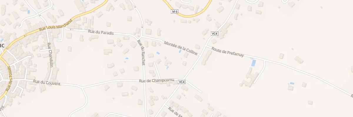 Plan du 392 Rue des Champagnières à Genilac