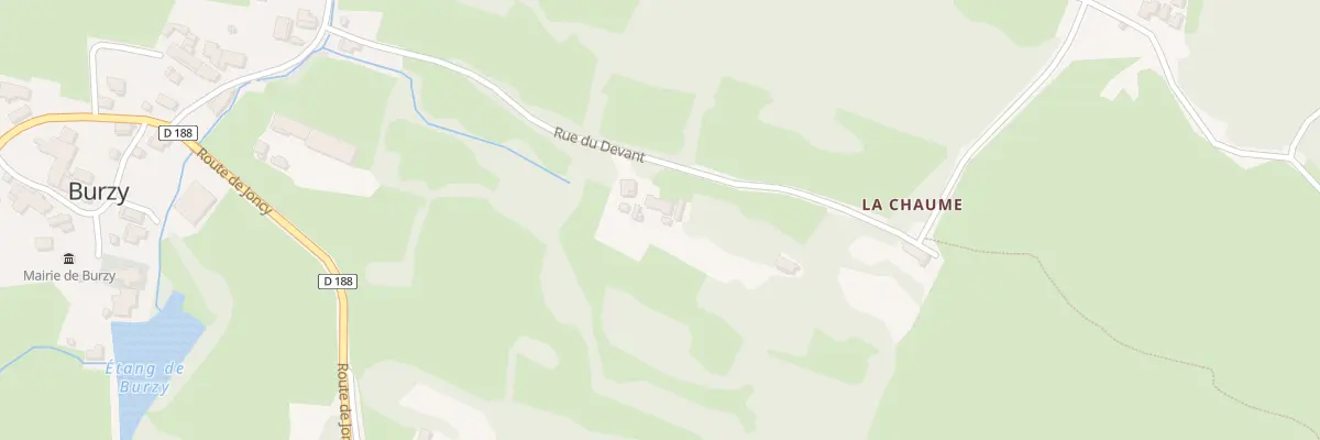 Plan du 5 Rue du Devant à Burzy