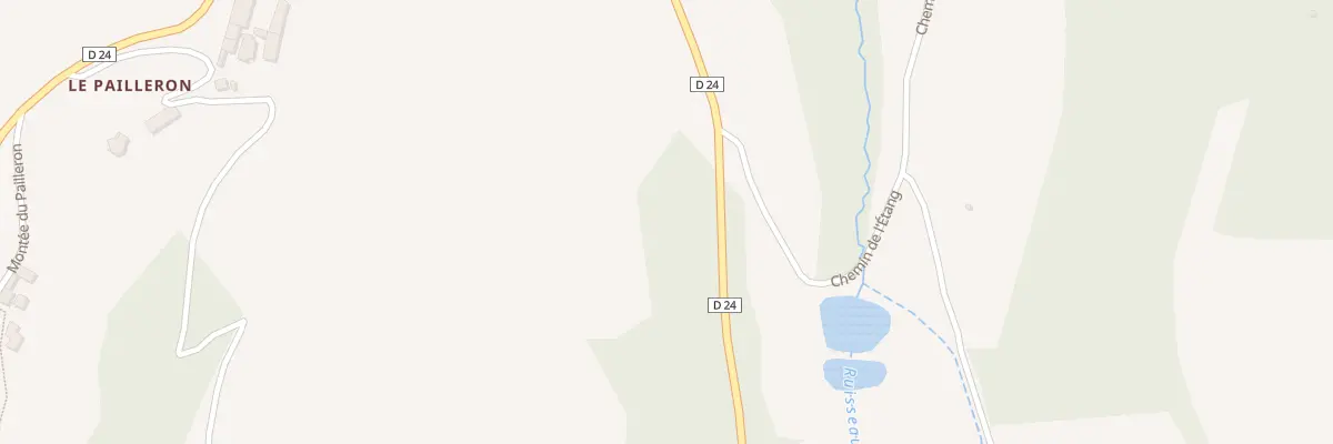 Plan du 5179 Rte du Col de la Luère à Chevinay