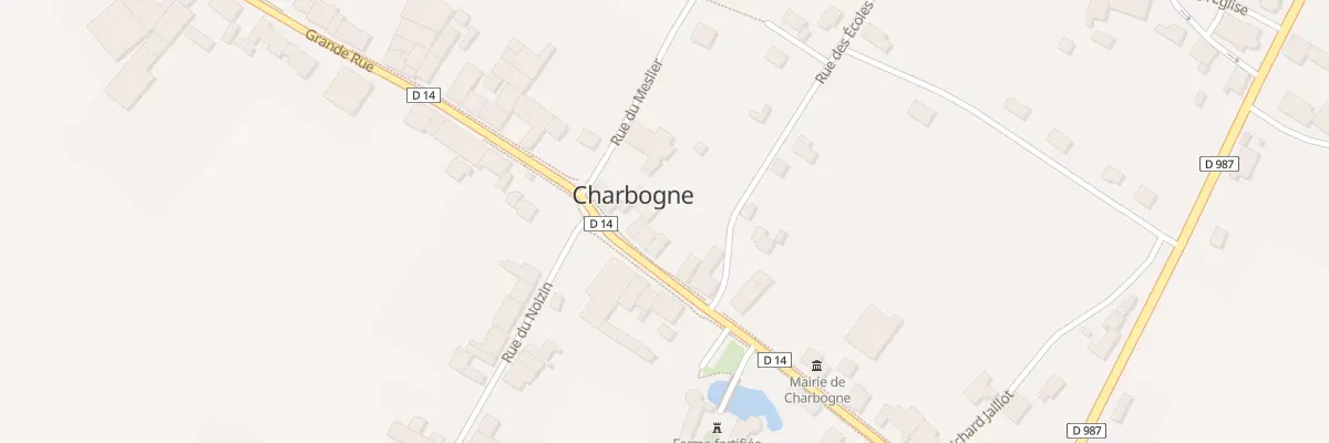 Plan du 24 Grande Rue à Charbogne