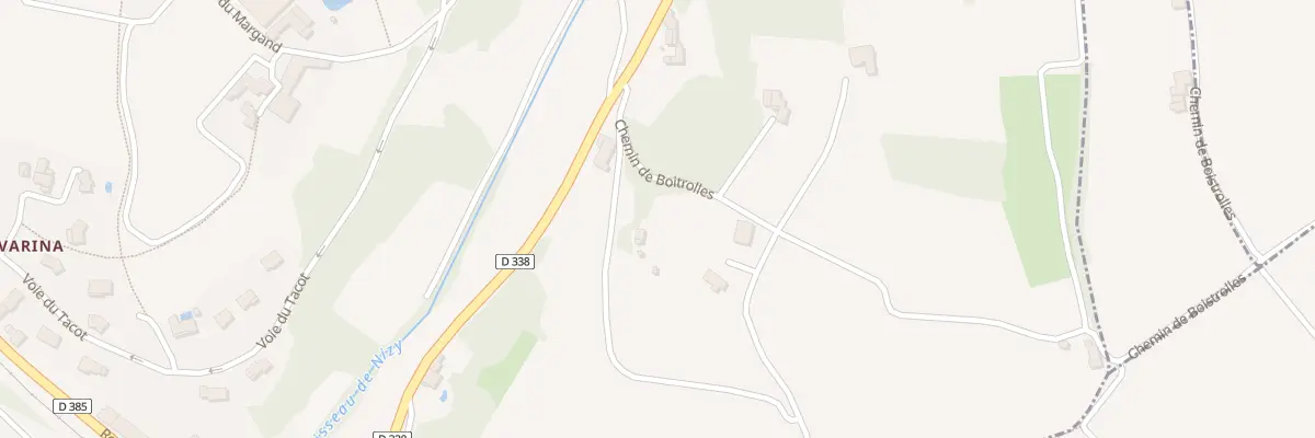 Plan du 84 Che de Boitrolles à Légny