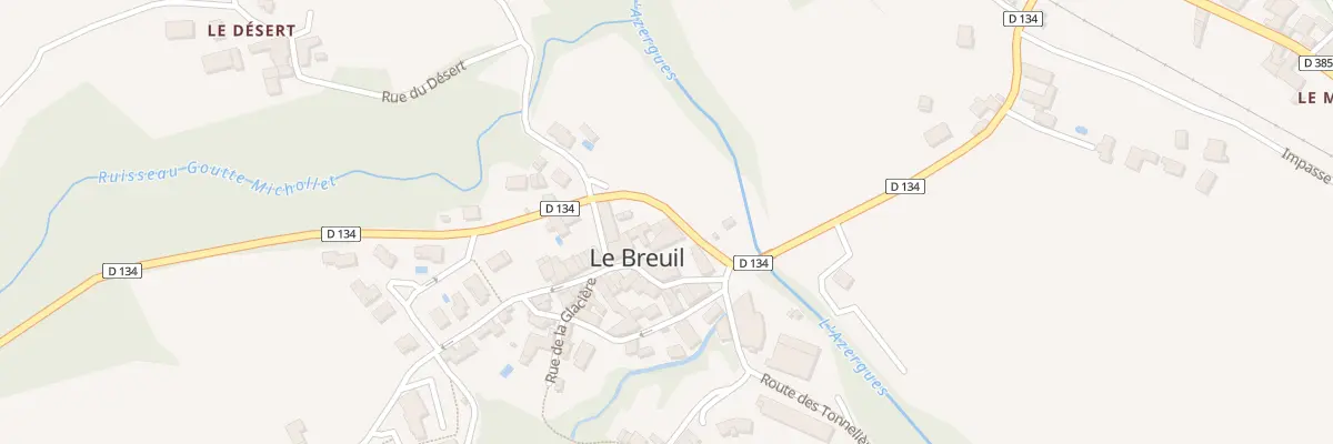 Plan du 5202 Le Village au Breuil