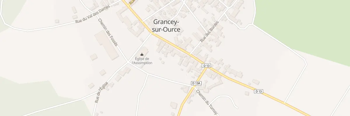 Plan du 20 Rue de l’Hotel de Ville à Grancey-sur-Ource