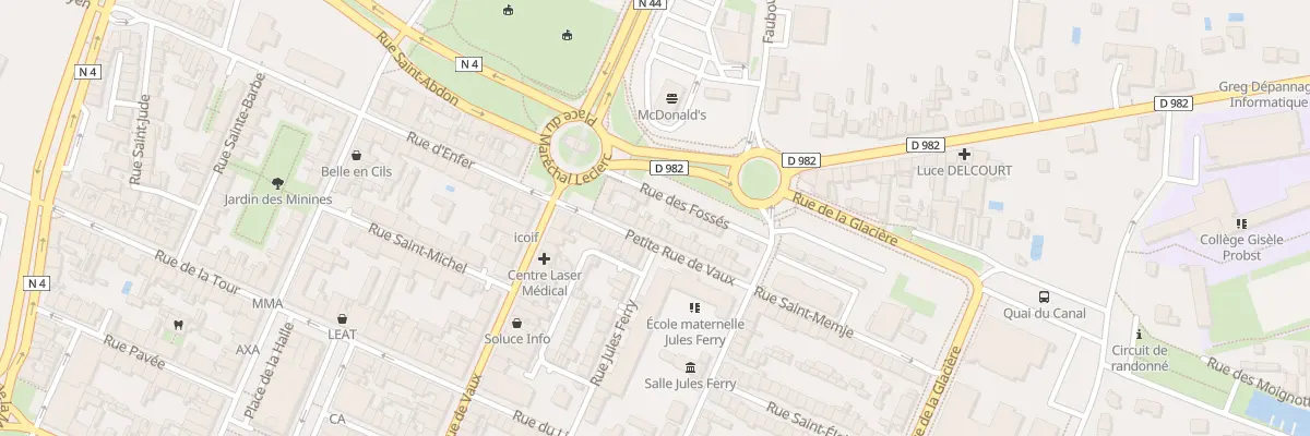 Plan du 10 Ptr Petite Rue de Vaux à Vitry-le-François