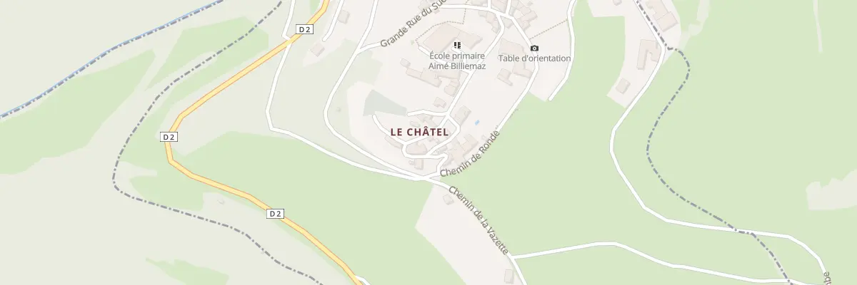 Plan du 5015 Le Chatel à Riverie