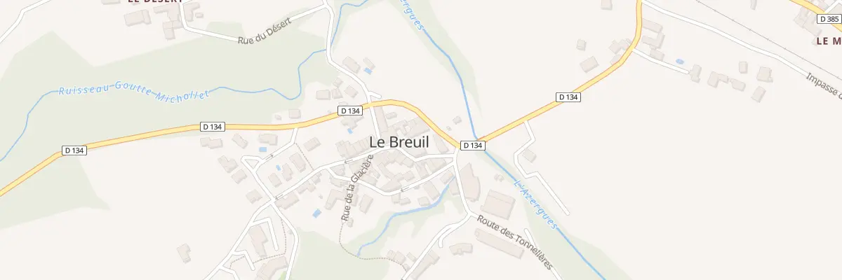 Plan du 4 Ple Guillaud au Breuil