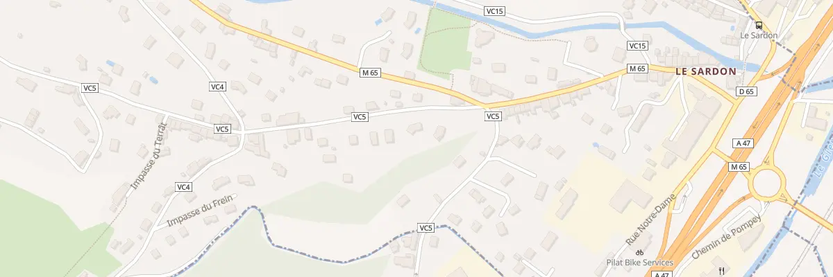 Plan du 73 Rue Croix de la Chaire à Genilac