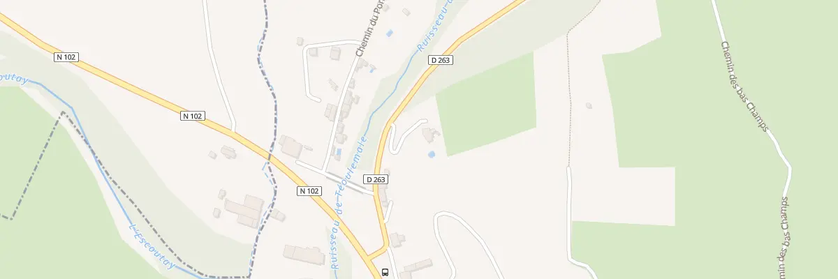 Plan du 184 Rte de Sceautres à Alba-la-Romaine